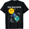 Infográfico Eclipse Solar 2024 Camiseta Engraçada Observador do Céu Astronomia