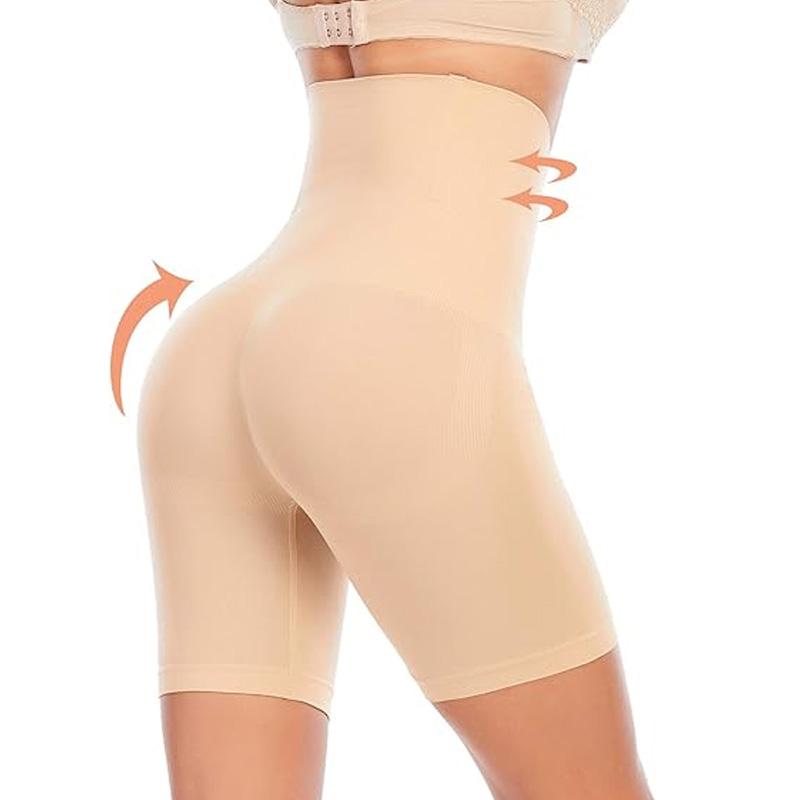 

1 шт. Шорты для формирования талии - Праздничная одежда для бесшовного контурирования и улучшения силуэта XL слоновая кость
