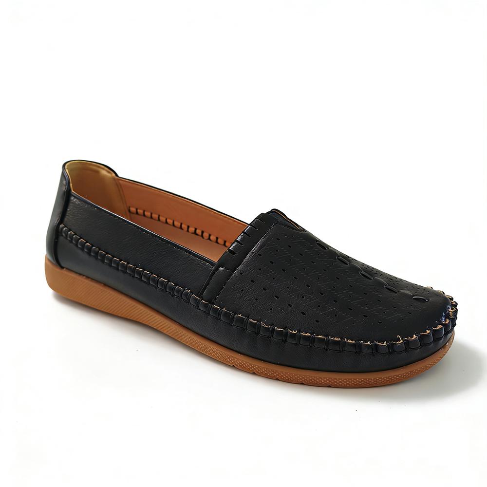 Spring Summer Shoes Women Loafers Lightweight Black Slip on Casual Shoes Flat Soft Comfortable Plus Size 42