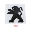 Automobile Front Hood Rear Trunk Badge Lion Emblem for Peugeot 301 ABS Plastic Car Stickers Refitted Decorative Accessories