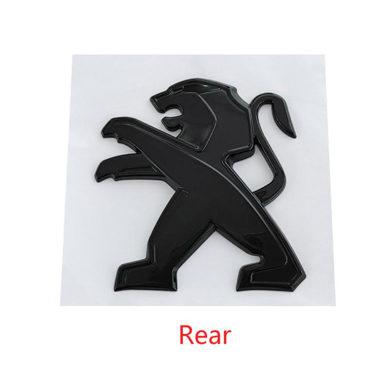 Automobile Front Hood Rear Trunk Badge Lion Emblem for Peugeot 301 ABS Plastic Car Stickers Refitted Decorative Accessories