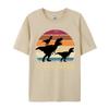 Papa Saurus Dino Twins Papasurus Tshirt Fitted Cosie T Shirt Combed  Cotton Man Tees Cosie TShirt Wholesale