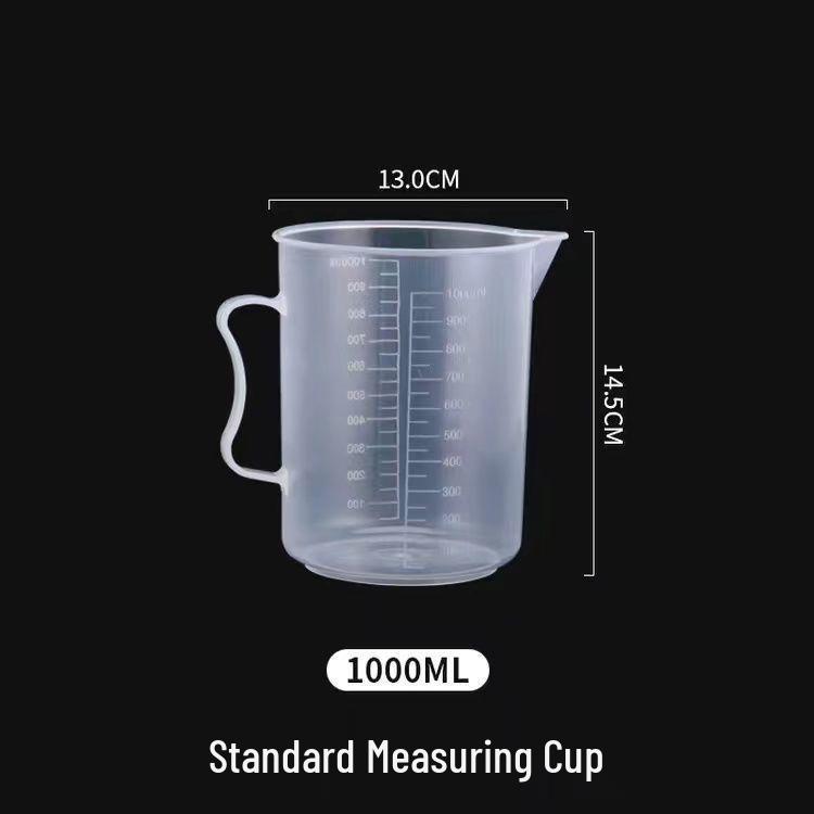 Graduated Measuring Cup Set - 1000ml & 5000ml Cylinders for Milk Tea Shop Equipment