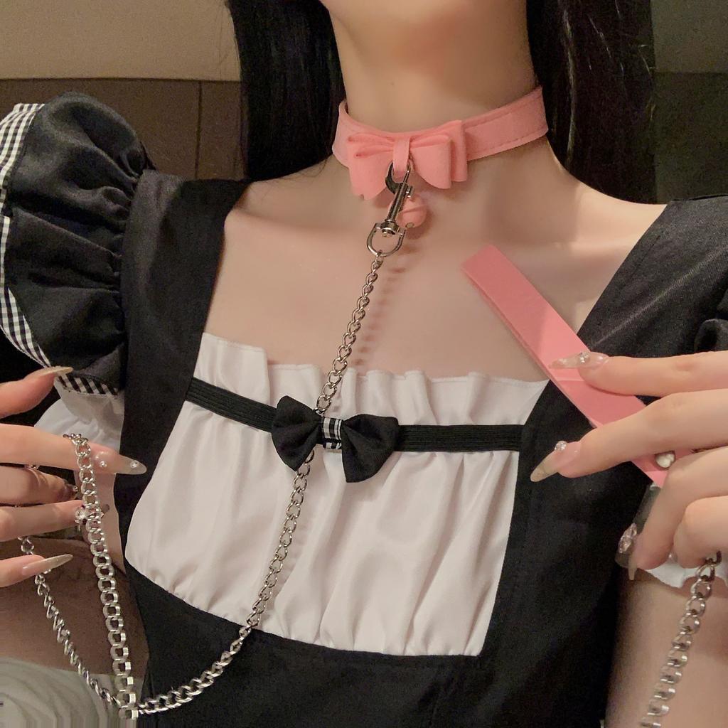 Bell Necklace Women'S Traction Rope Neck Strap Chain Collar Collarbone Chain Neck Ring Choker Necklace Neck Chain Neck Ring