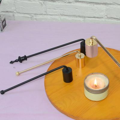 Yousheng Metal Candle Snuffer Long Handle Candle Wick Flame Extinguisher Putting Out Candle Extinguishing Tool Decorative Candle Accessory