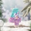 Creative Cute Cartoon Purple Bunny Digital Birthday Candle Children's Party Atmosphere Cake Decoration