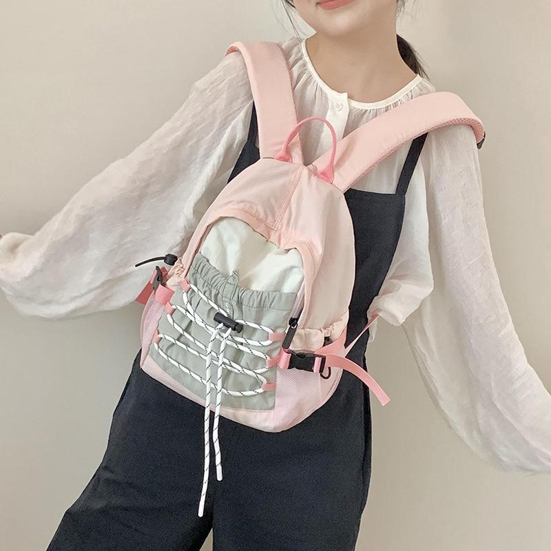 Student Mini Backpack, Mini Schoolbag, Design Sense, Sporty, Lightweight, Outdoor Hiking Small Backpack, Female Student Schoolbag