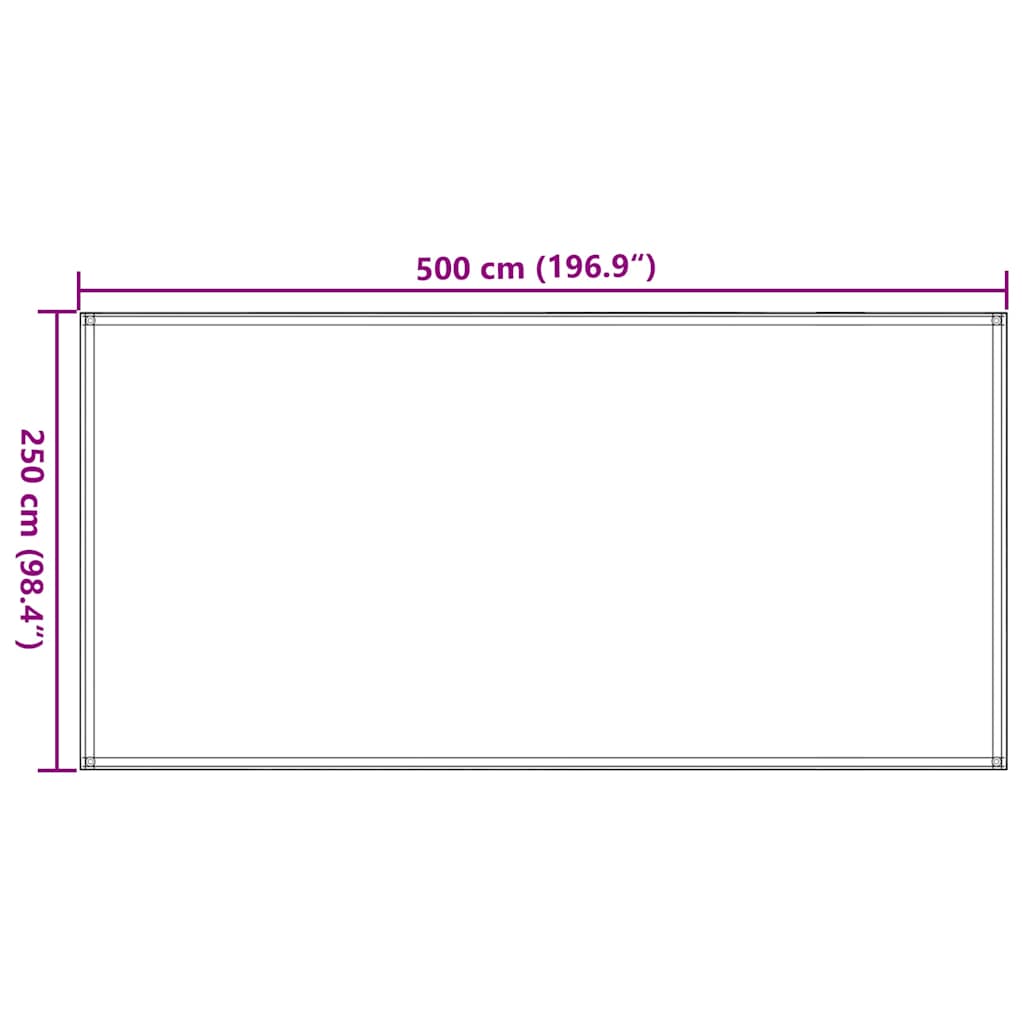 Tent Mat Light Green 250 X 500 Cm HDPE