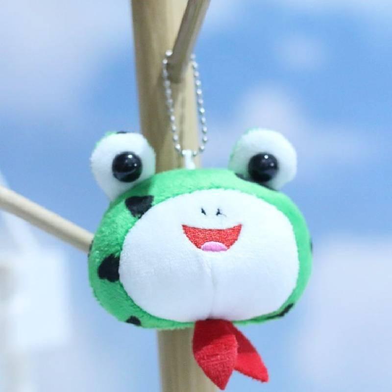 Adorable Long-legged Frog Plush Toy Keychain Soft And Cuddly Animal Accessory