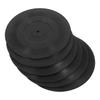6 Stück Schwarze Vinyl-Schallplatten Wanddeko Vintage Retro Stil Innenraumverzierungen Für Zuhause Bar Geschäft Wandornament Haushalt Dekoration