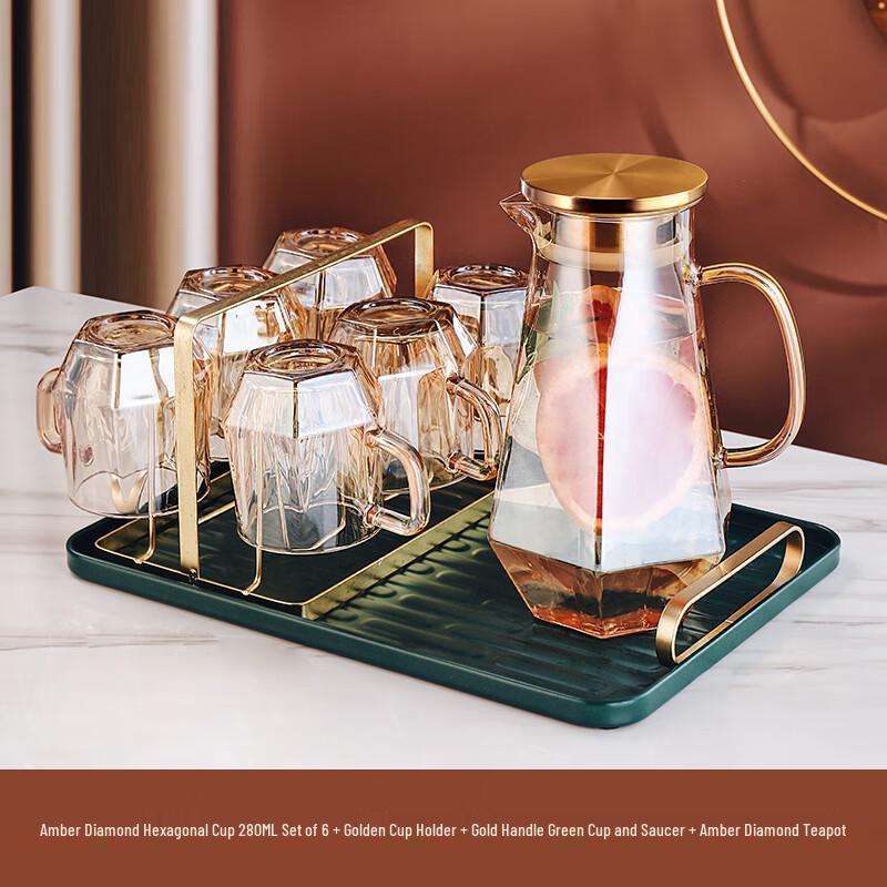 Elegant Glass Drinkware Set