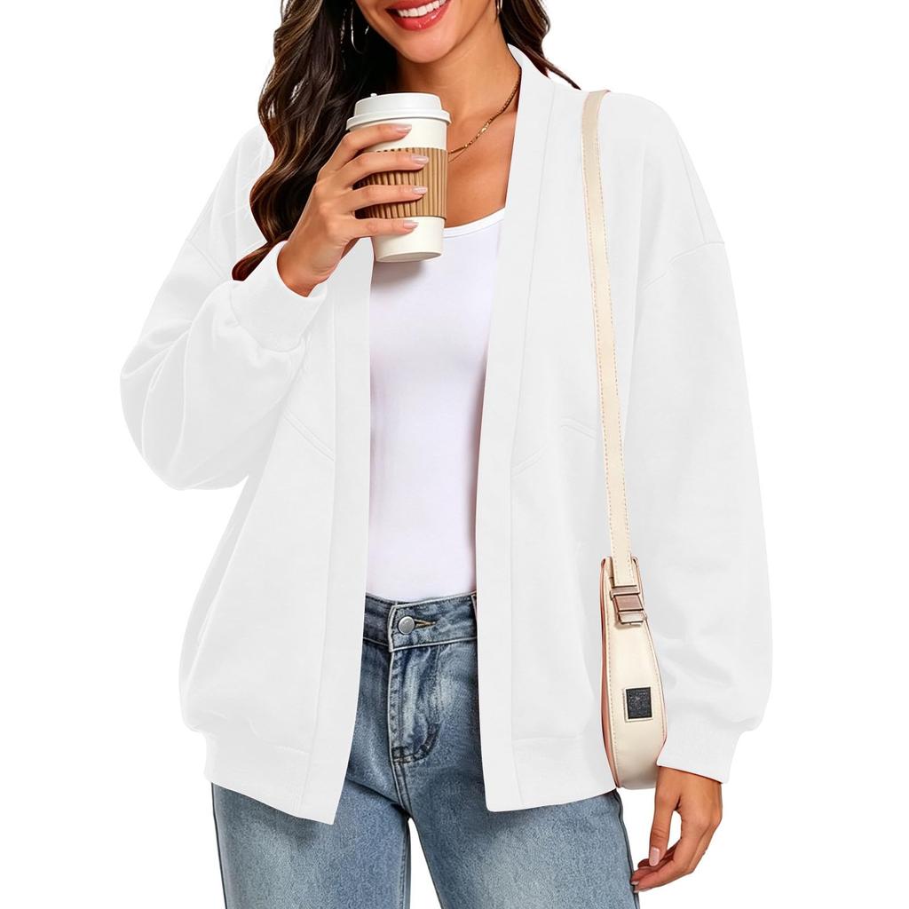 Women's Casual Loose Fit Color Hoodie Sweatshirt for Everyday Wear