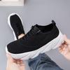 Mesh Thick-soled Casual Breathable Soft-soled New High-elastic Flying Woven Sports Shoes Functional Shoes Couple Shoes Summer and Autumn