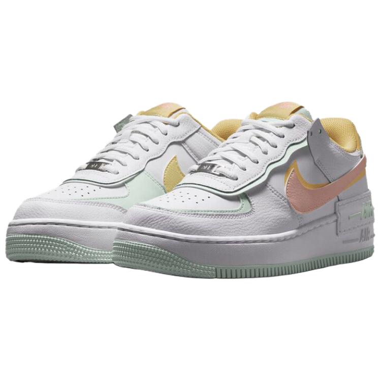 Nike AF1 Shadow Skateboard Shoes Women's Low Top Pink White IV3221-181