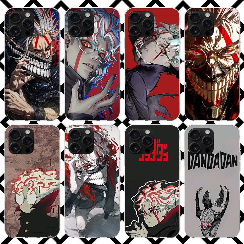 Anime D-Dandadans Okarun Phone Case for iPhone 17 Air 16 16E 15 14 Plus 13 Mini 12 11 Pro Max 7 8 + SE 2020 Soft Cover Fundas 17