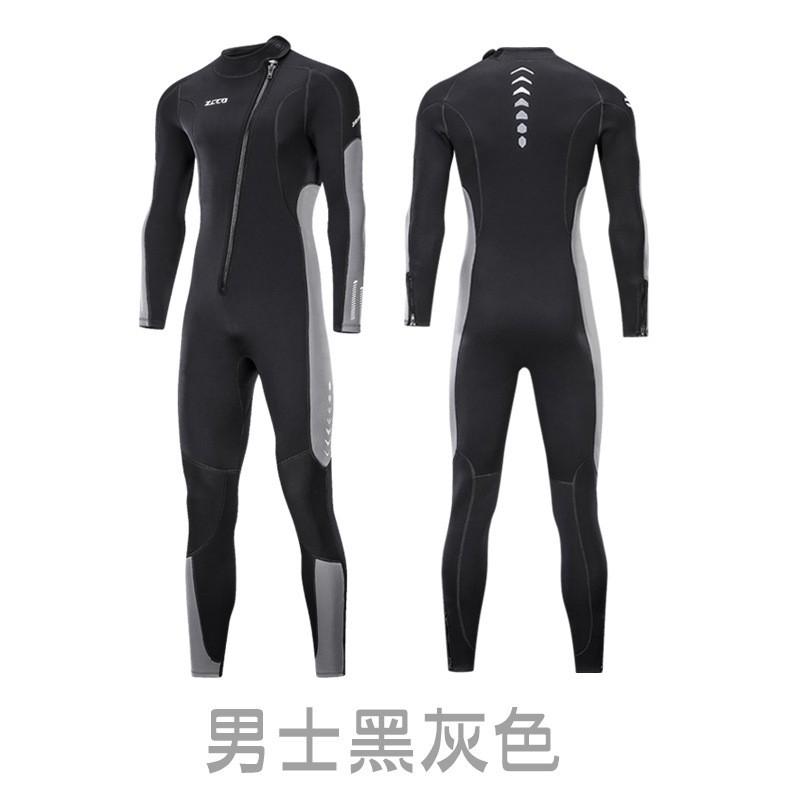 ZCCO 3mm Ganzkörper-Neoprenanzug Herren Damen Chloropren Neopren Tauchen Surfen Schnorcheln Winterbaden Thermischer Schutz
