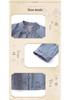 Mom's Spring & Autumn 2026 Chiffon Seven-Sleeve Shirt - New Chinese Style for Middle-Aged & Elderly Women