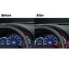 Red Carbon Fiber Interior Below Speedometer Cover Trim For Toyota Camry 2012-14