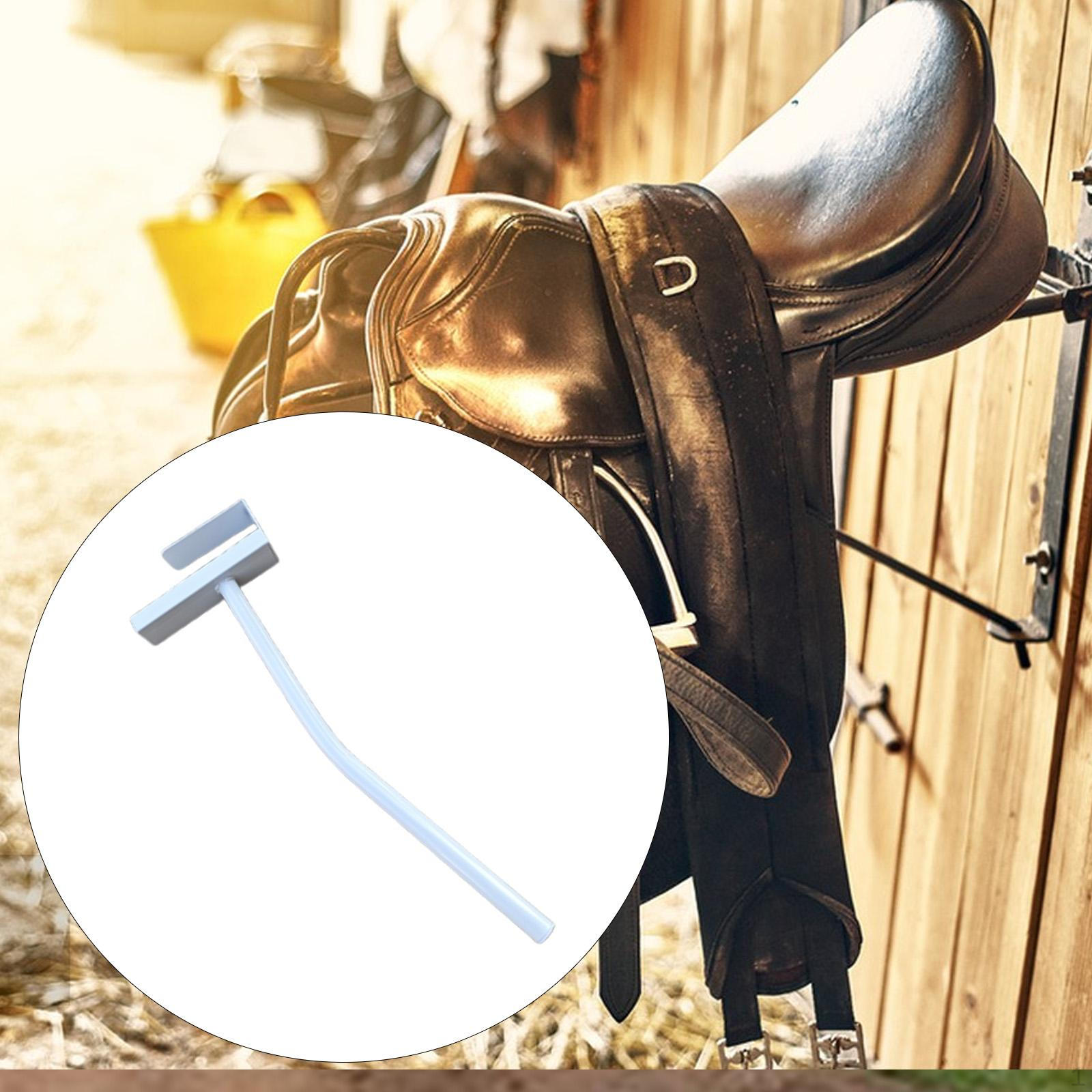 

Держатель для подкладки под седло, железный кронштейн, одинарная перекладина для подвешивания лошадиного одеяла для трейлеров, конный спорт