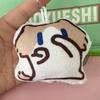 Oiiaioooooiai Cat Voice Keychain Decompression with Sound German Kitten Voice Pendant Reverses Cat Voice Doll
