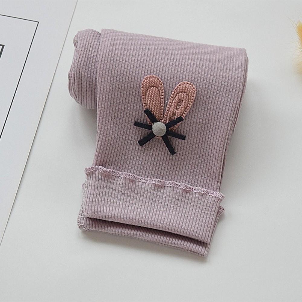 Cute Embroidered Girls Leggings Cotton Children Pants High Quality Kids Leggings Spring Autumn
