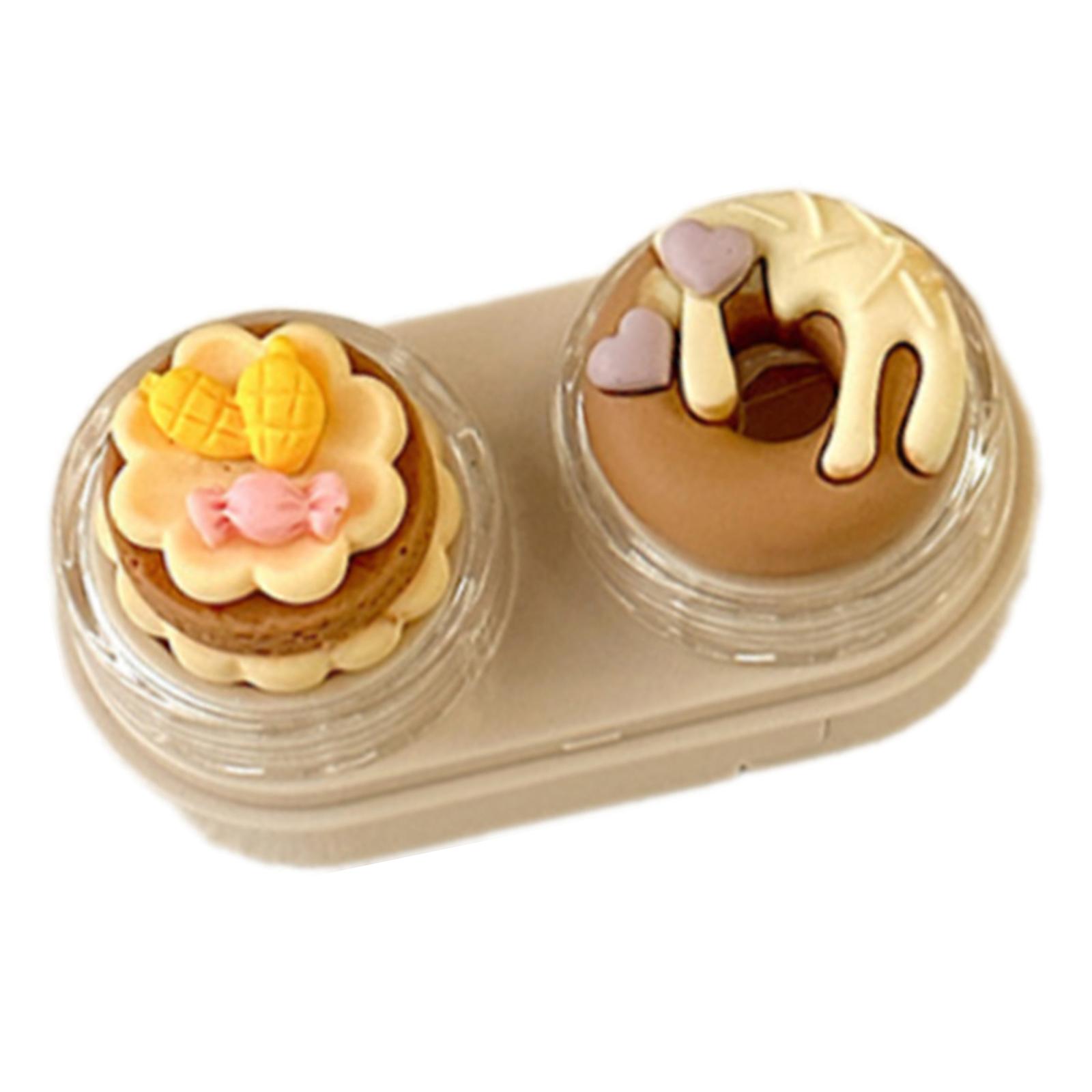 

Портативный инструмент для снятия футляра для контактных линз с чехлом для переноски, присоска для поршня, безопасная установка контактов бежевый