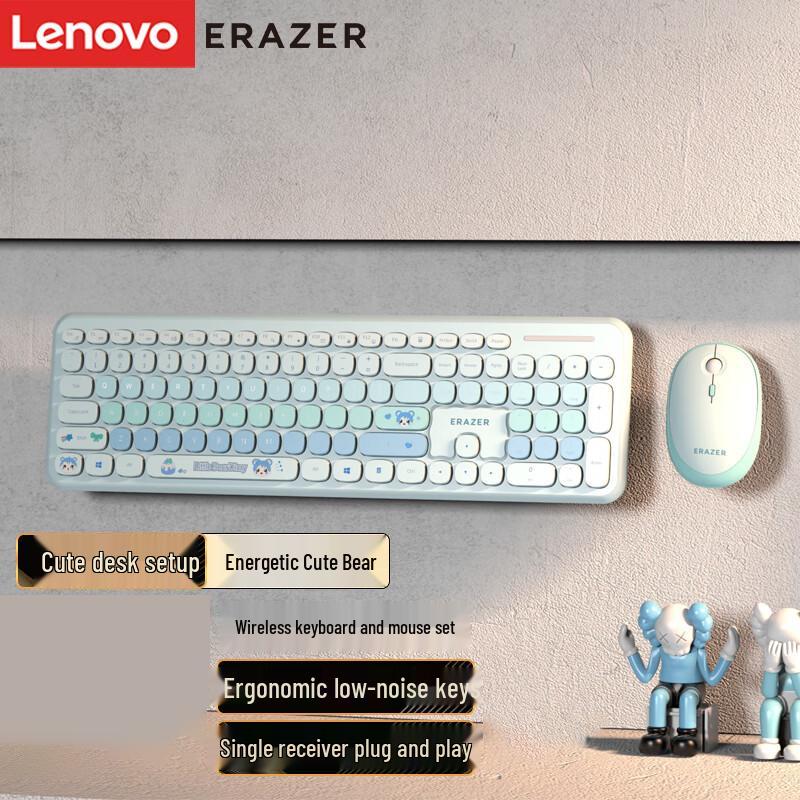Lenovo Yinengzhe KN520 Wireless Silent Keyboard and Mouse Combo