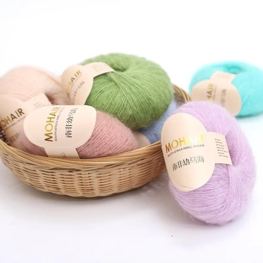 25g Mohair Yarn Warm Baby Wool Hand Knitting Yarn  for Sweater Shawl Scarf Projects