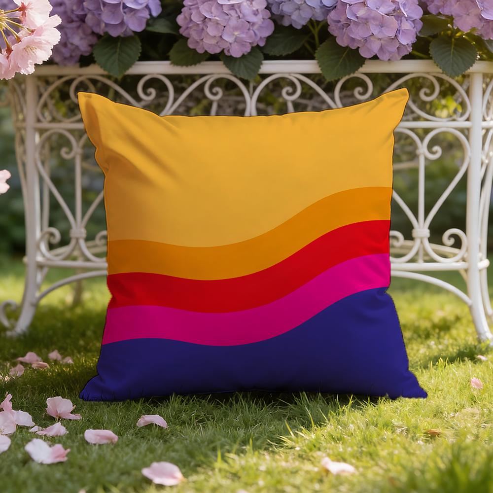 P-Paulaner S-Spezi Logo Cushion Cover Home & Car Dual-Scene Pillow Cover: Reversible for Premium Comfort