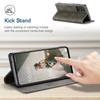 Lyxigt magnetiskt flip plånboksfodral i läder för Samsung Galaxy S23 S22 Utlra S20 Fe S10 S9 S8 Plus Note 10 20 A14 A24
