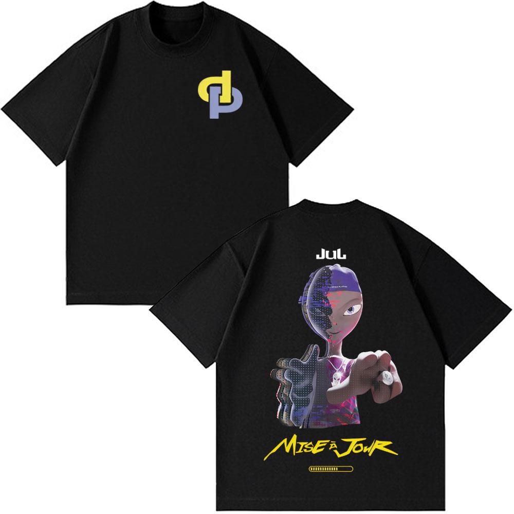

Rap Singer Jul Pattern Print Tshirt Mens Women Fashion Hiphop Tshirt Casual 100 Cotton Highquality Shortsleeved Tshirts 4XL