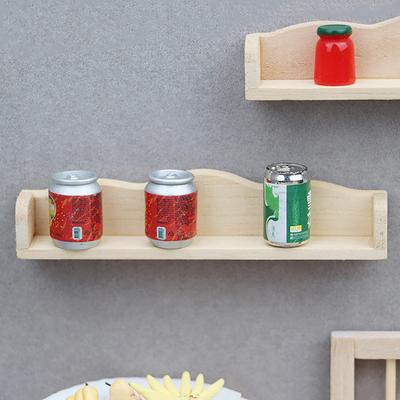 1:12 Casa delle Bambole Miniatura Mensola da Parete Scaffale Portaoggetti Mensola Sospesa Modello Mobili Decorazione Casa Giocattolo Accessori per Bambole