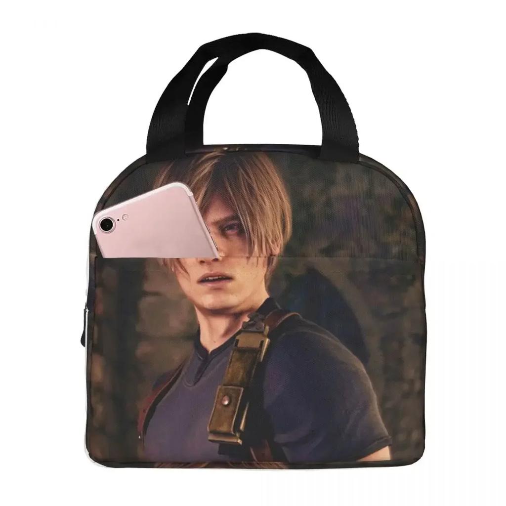 Leon Kennedy Insulated Lunch Bag for Women Office Cooler Thermal Food Box Tote Portable Lunch Boxes Container