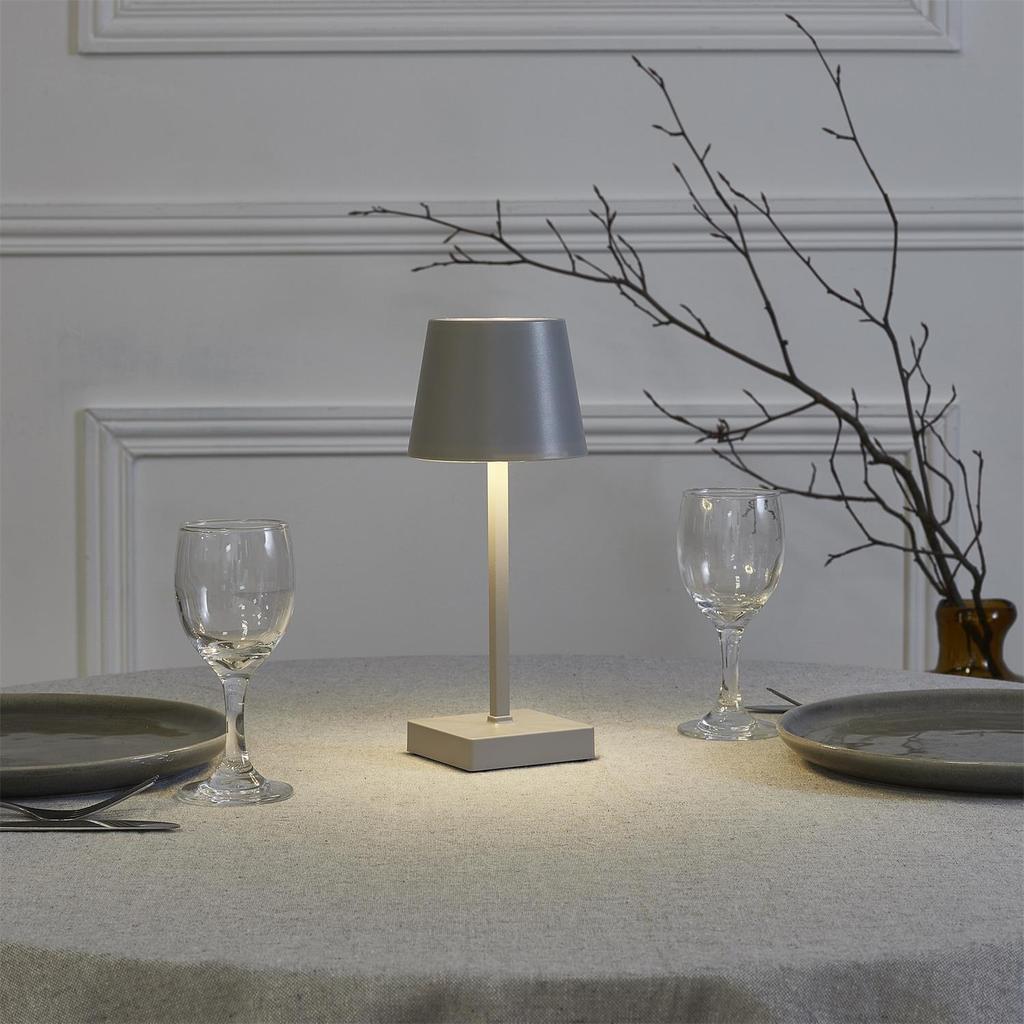 Blanca Touch Led Table Lamp Gray 3 Modes