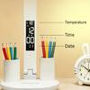 Table lamp-three folding clock rechargeable HY16