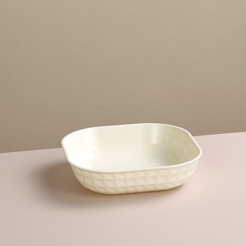 

Маленькая тарелка для костей в мультяшном стиле, кремовая тарелка - пищевая сервировочная тарелка для фруктов и закусок