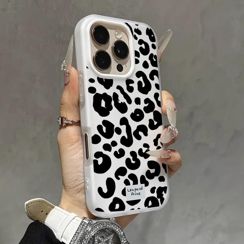Leopard Print Phone Case For Samsung Galaxy A55 A54 A15 A14 A34 A24 A35 A06 S22 S21 FE S20 Plus 20 Ultra A05 A05S A04 A04E