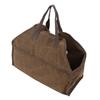 Portable Canvas Log Carrier Firewood Storage Tote Bag Organizer Fireplace Accessories