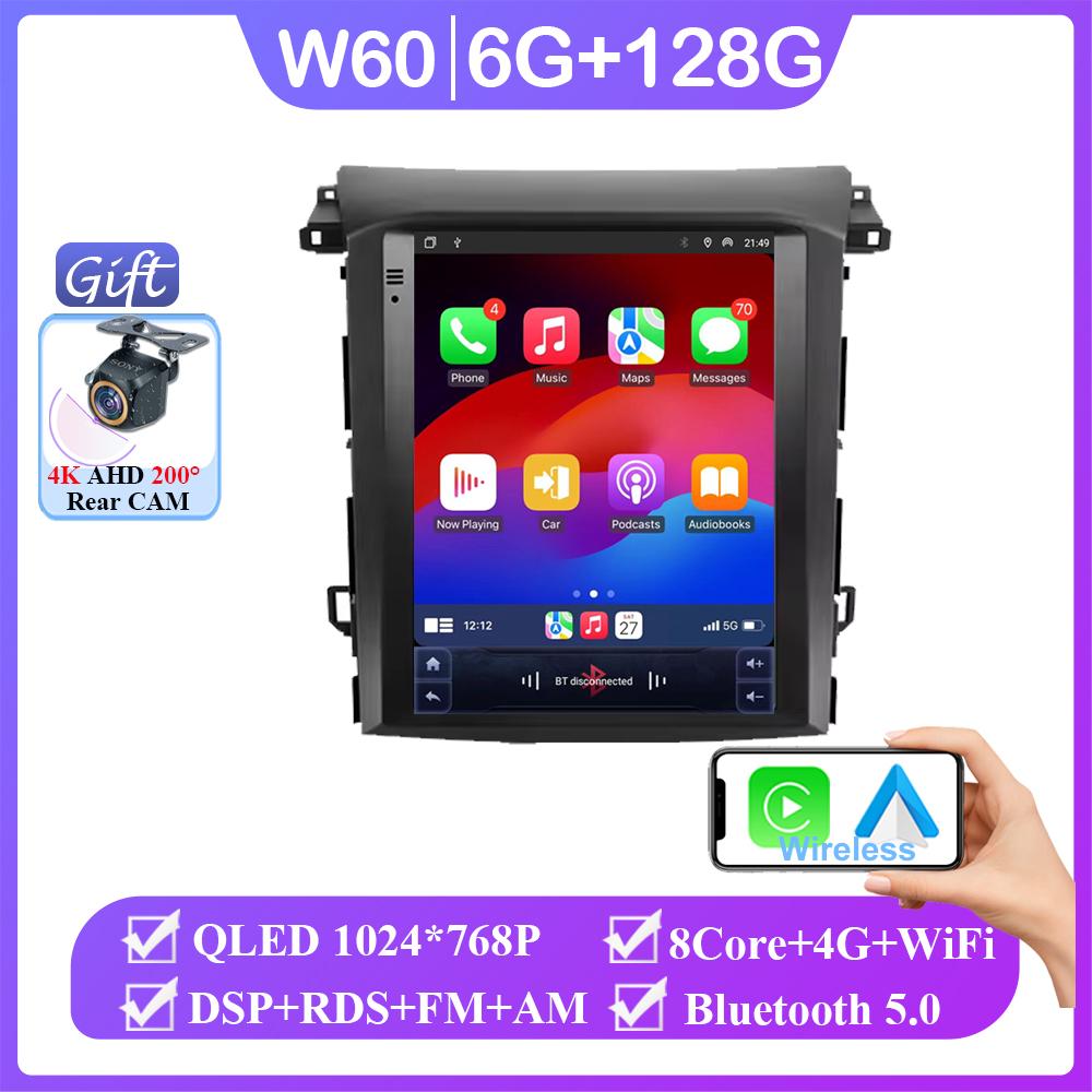 9.7 Inch QLED For Subaru XV Forester 2018-2021 Car Radio Android 14 4G WIFI Carplay Stereo 2 Din No DVD Player GPS Navigation