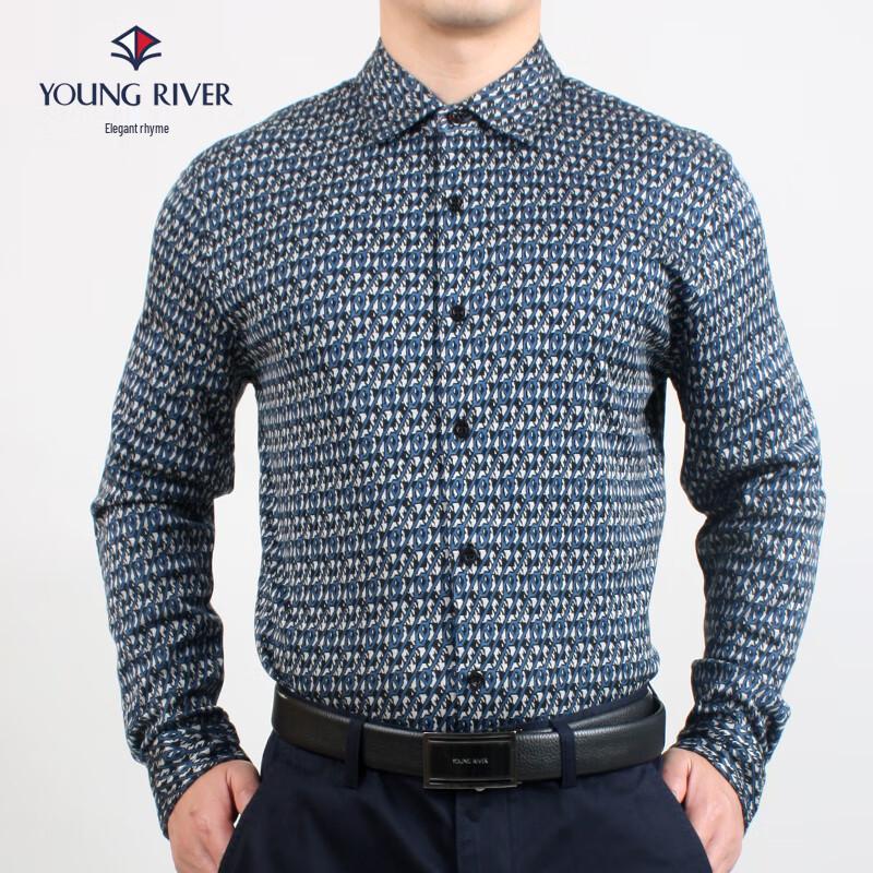 Men s Business Casual Long-Sleeve Polo Shirt S