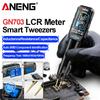 New ANENG GN703 LCR Smart Tweezer SMD ESR Tester Resistance Capacitance Inductance Diode Continuity High Precision Measuring Tool with Digital Display