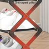 Vierstufiger Multifunktionaler faltbarer Schuhständer für die Aufbewahrung zu Hause, Platzsparender und einfach zu montierender Aufbewahrungs-Organizer