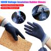 Isolerade Elektrikerhandskar 1000V Spänningsbeständiga Gummihandskar Högkvalitativa Halkfria Elunderhållshandskar För Män