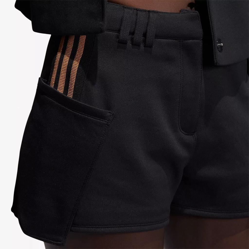Adidas Originals Ivy Park 3 Mesa Sports Comfortable Striped Casual Shorts Women Shorts Black GR1465