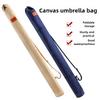 Canvas Rod(120/130/140cm) - Waterproof Oxford with Padded Shoulder Strap for Telescopic Fishing Poles,Umbrellas & Tackle Storage