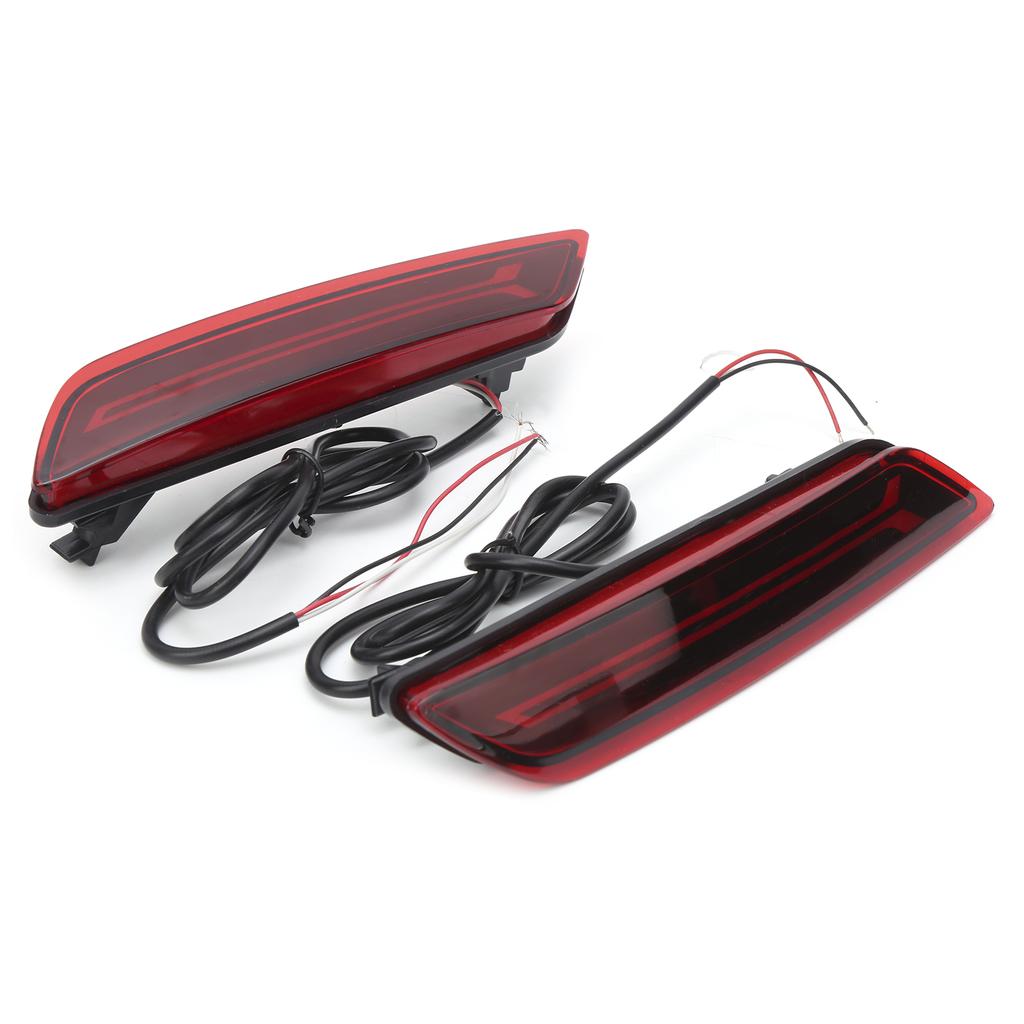 2Pcs Rear Bumper Driving Light LED Brake Parking Lamp Fit for Honda City 2017‑2018