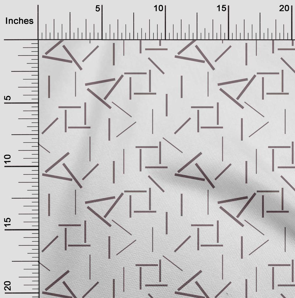 oneOone Cotton Flex Fabric Line Geometric Print Fabric BTY 40 Inch Wide