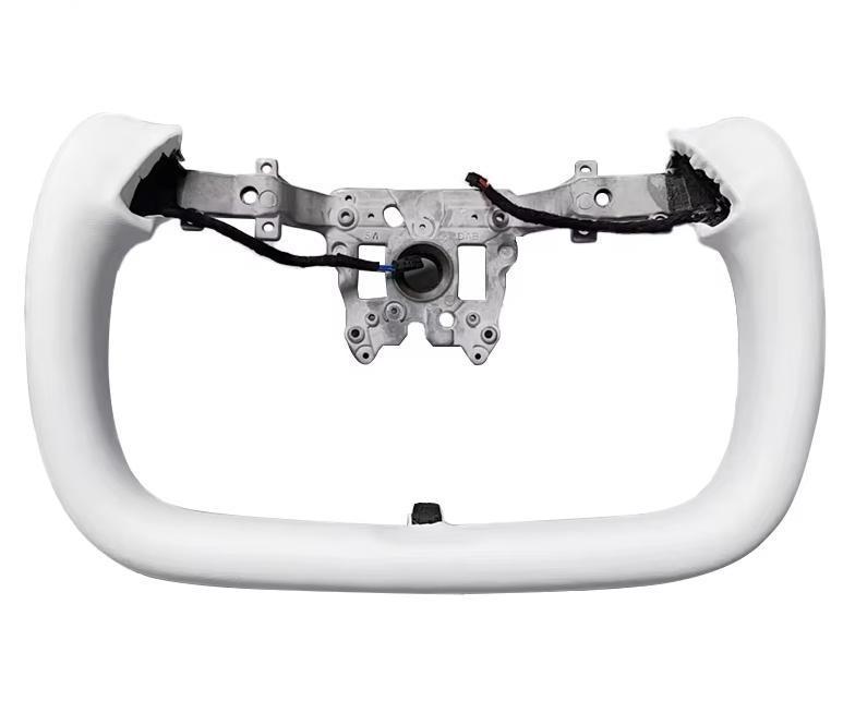 Handle For Tesla Model 3 Highland 2026 Yoke Steering Wheel Alcantara/Nappa Leather Car Racing Model 3 Highland 2024 2025