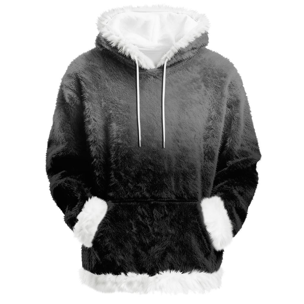 Huvtröjor för kvinnor Oversize Vinter Plysch Söta Sweatshirts Pullover Trendiga Höst Vinter Kläder