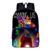 Merchandise del Gioco Among Us Zaino per Bambini Tessuto Oxford Grande Capacità Zaino Scolastico
